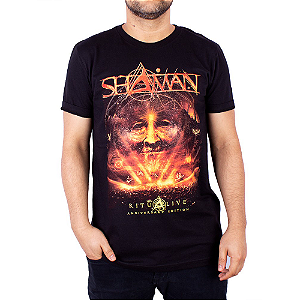 Camiseta Shaman Ritualive 18th Preta Oficial