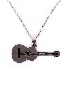 Colar Violão Cromado
