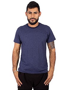 Camiseta Mesclada Premium Azul Denim.