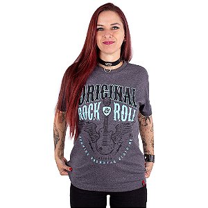 Camiseta Genuine Rock Grafite.
