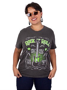 Camiseta Estonada Rock Only Hits Preta.
