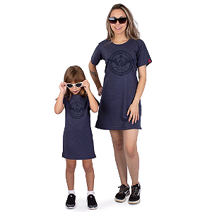 Tal Mãe Tal Filha Vestido Tshirt Moto Superior