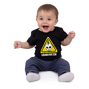 Body Bebê Ligado no 220 Preto