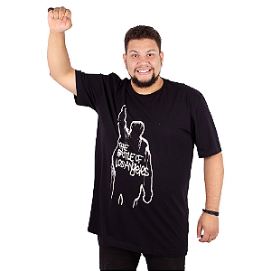 Camiseta Plus Size Rage Against The Machine Preta Oficial