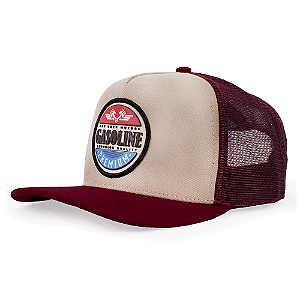 Boné Trucker Gasoline Vinho