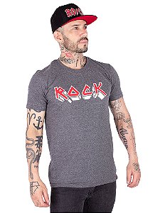 Camiseta Rock Iron Grafite.