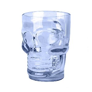 Caneca Chopp Caveira 500ml Azul