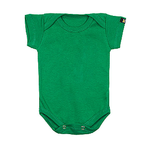 Body Bebê Básico Verde Bandeira