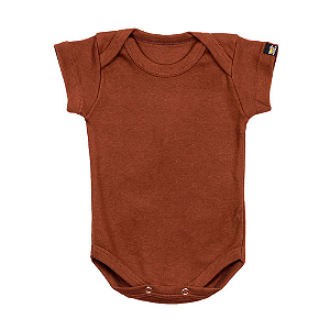 Body Bebê Básico Marrom