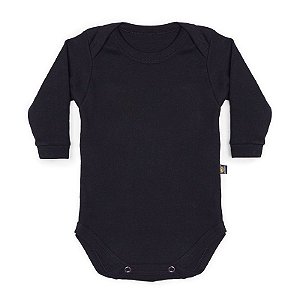 Body básico negro para bebé - Moda infantil Vía Láctea