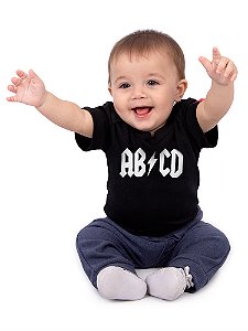 Body Bebê ABCD Preto