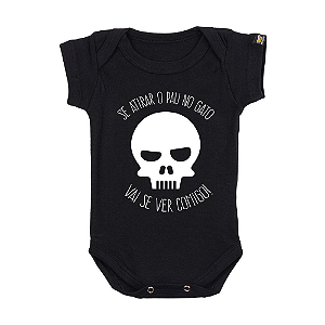 Body Bebê Vai Se Ver Comigo Preto