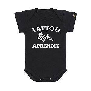 Body Bebê Tattoo Aprendiz Preto