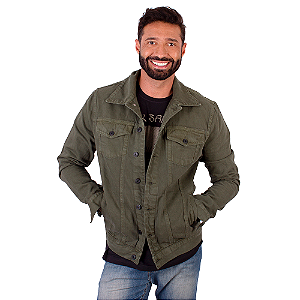 Jaqueta Masculina Verde Militar