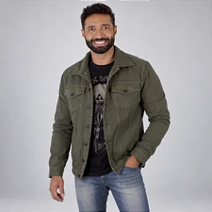 Jaqueta Masculina Verde Militar