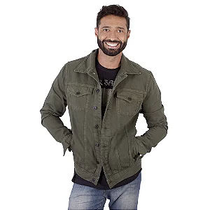 Jaqueta Masculina Verde Militar