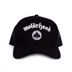 Boné Trucker Bordado Motörhead Ace Of Spades - Oficial