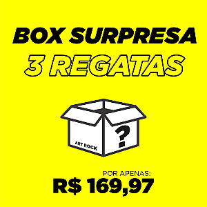 Pack Surpresa 3 Regatas - Masculinas