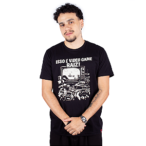 Camiseta Video Game Raiz - Preta.