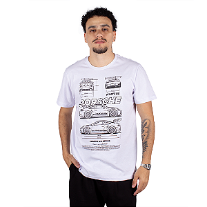Camiseta 911 GT3 RS - Branca.