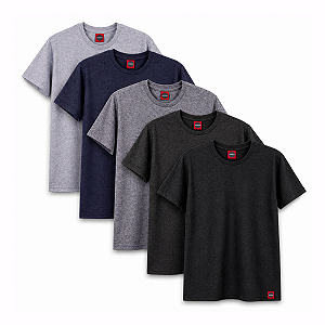 Kit 5 Camisetas Plus Size Premium X1 ao X8 Monte o Seu.