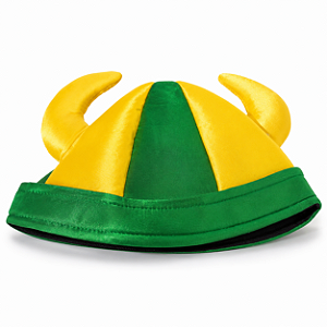 Chapéu Viking Torcedor do Brasil