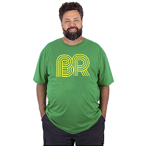 Camiseta Plus Size Brasil - Groove.
