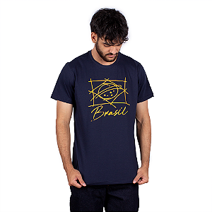 Camiseta Brasil - Traços.