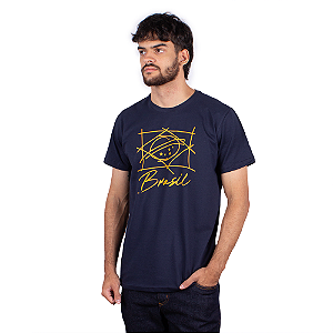 Camiseta Brasil - Traços.