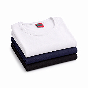 Kit 3 Camisetas 100% Algodão Monte o Seu.