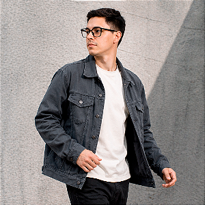 Jaqueta Masculina Cinza - Chumbo