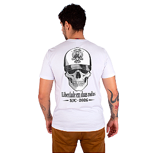 Camiseta Three Lions Bike Fest Oficial 2026 Branca