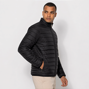 Jaqueta Masculina Puffer Bobojaco - Preta