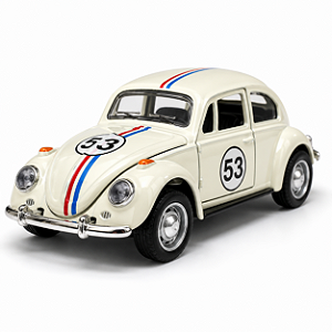 Miniatura de Fricção Fusca Herbie em Metal