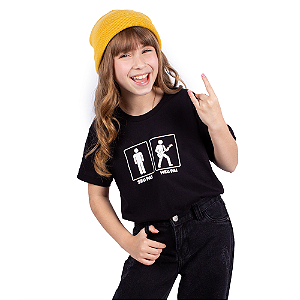 Camiseta Juvenil Meu pai é Diferente – Preta