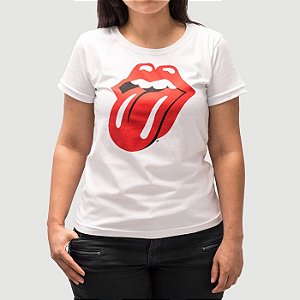 Camiseta rolling stones feminina Outlet