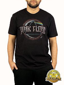Camiseta Pink Floyd The Dark Side Preta Oficial