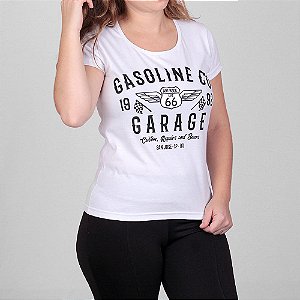 Camiseta Feminina Gasoline CO Branca