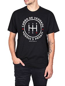 Camiseta Carro Câmbio Manual Preta