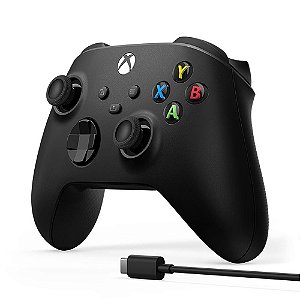 Controle Xbox Series X/S - Xbox One + Cabo USB-C, Preto
