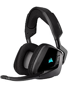 Headset Gamer Corsair Void Elite Wireless, RGB, 7.1 Surround Carbon