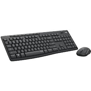 Kit Teclado + Mouse Logitech MK295 Silent Touch Wireless ABNT2