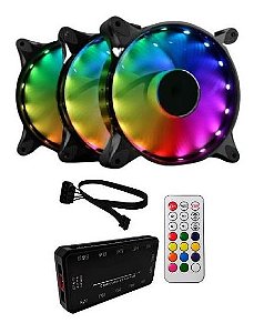 Kit Led Cooler para PC Satellite 120mm, RGB, 17C