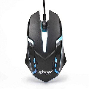 Mouse Gamer Knup KPV40 Preto 1600DPI