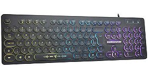 Teclado Gamer Kmex  Steampunk Gaming Master KM76