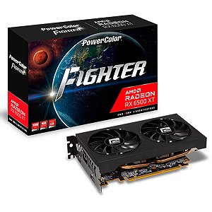 Placa de Vídeo PowerColor AMD Radeon RX 6500 XT 4GB GDDR6