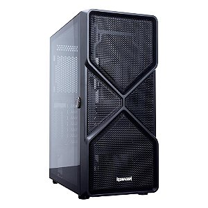 Gabinete Redragon Superion, Mid Tower, Lateral em Vidro Temperado, Preto