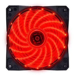 Cooler Bluecase LED Vermelho BF-23R, 120mm