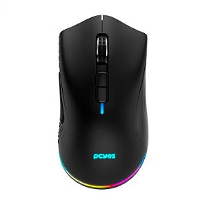Mouse Gamer Pcyes Anok S/Fio Recarregável 16000 DPI RGB