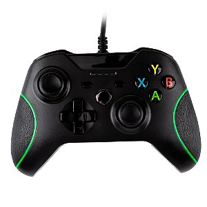Controle Gamer Dazz Hurricane Dualshock, Com fio, Xbox One